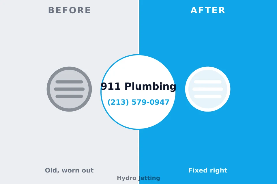 Before and after: plumbing company Manistee, MI